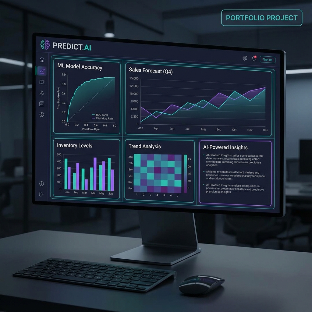 Reduced stockouts by 42%, cut excess inventory costs by $5M annually. Predictive Analytics Engine - AI project by Endlix Solutions