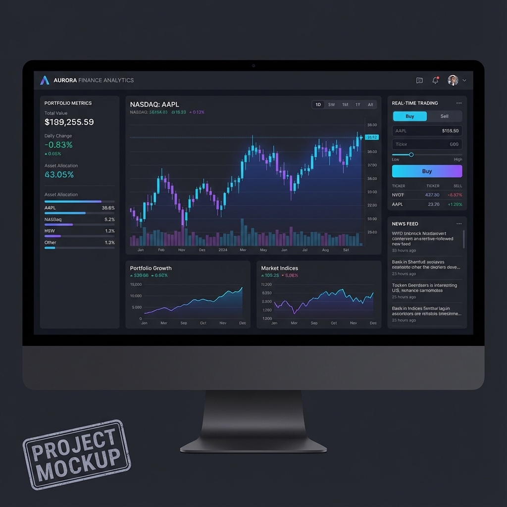 Enabled data-driven decisions for 500+ financial institutions across 3 continents. Fintech Dashboard - Web project by Endlix Solutions