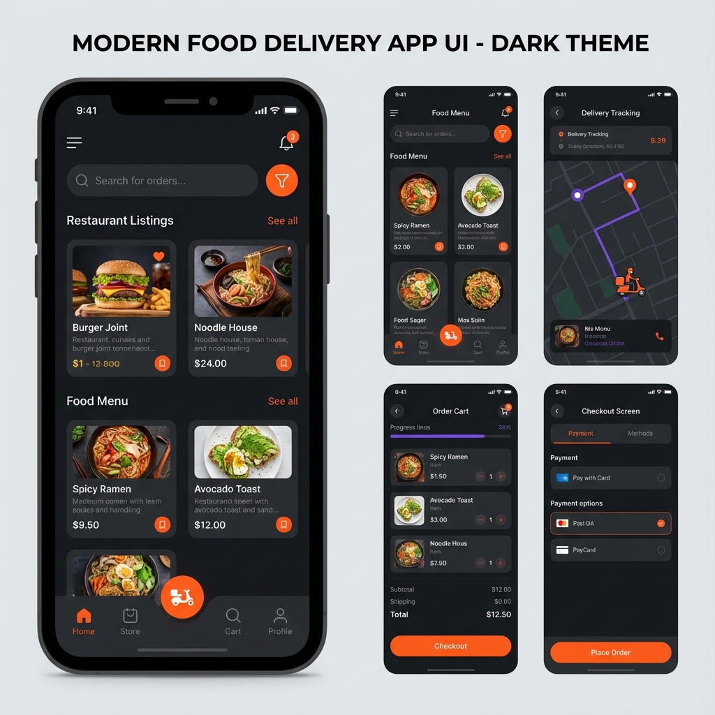 Partnered with 2000+ restaurants, processed $50M in annual transactions. Food Delivery App - Mobile project by Endlix Solutions