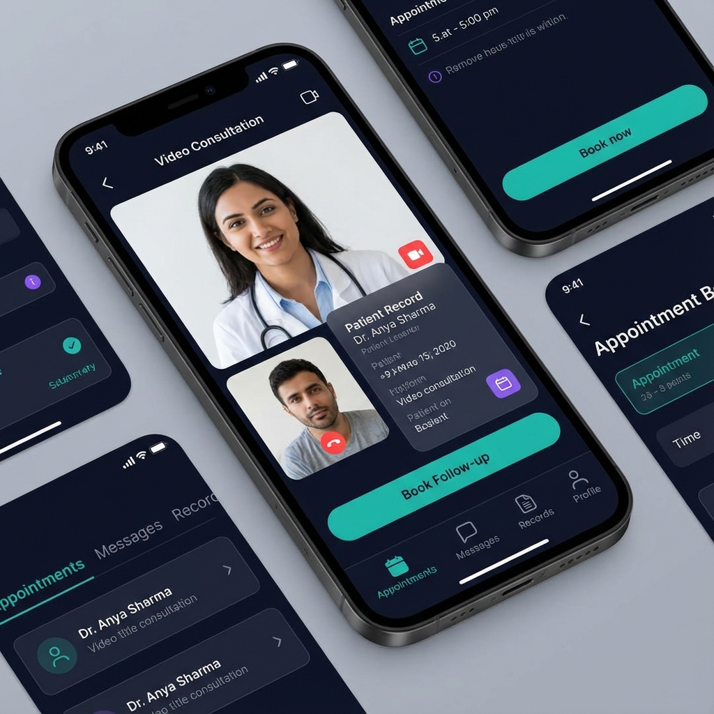 Reduced patient wait times by 50%, increased provider efficiency by 45%. Healthcare Mobile App - Mobile project by Endlix Solutions